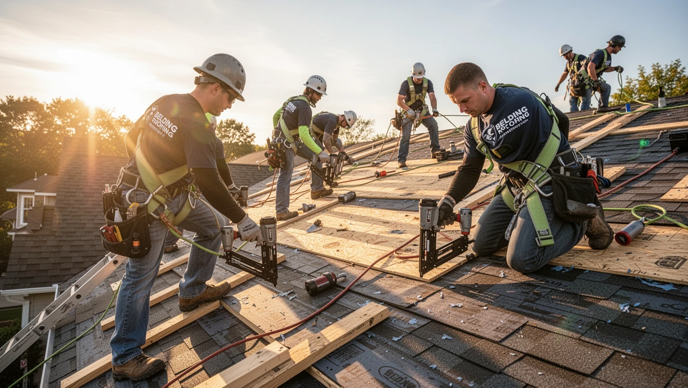 Belding Roofing and Construction LLC. — Roofing services
